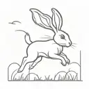 run rabbit run tattoo design idea