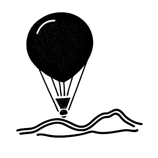 The world is yours blimp tattoo design idea