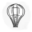 The world is yours blimp tattoo design idea