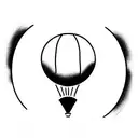 The world is yours blimp tattoo design idea