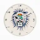 waves lion clock dove tattoo design idea