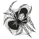 spider tattoo design idea