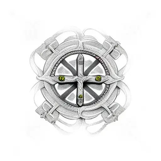 Cross Bones tattoo design idea