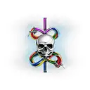 Cross Bones tattoo design idea