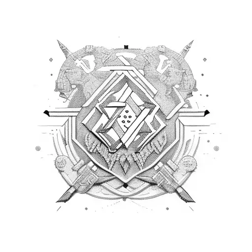 Israel at war  tattoo design idea