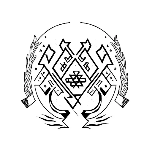 Israel at war  tattoo design idea