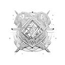 Israel at war  tattoo design idea