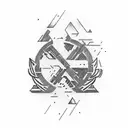 Israel at war  tattoo design idea