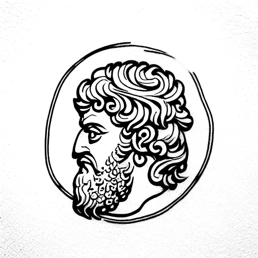 Marcus Aurelius tattoo design idea