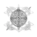  celtic farm tattoo design idea