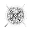  celtic farm tattoo design idea