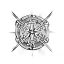  celtic farm tattoo design idea