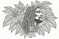Marley with Roman numerals 7/9/2024 & a lemon tree tattoo design idea