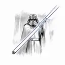 obi wan lightsaber hilt tattoo design idea