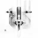 obi wan lightsaber hilt tattoo design idea