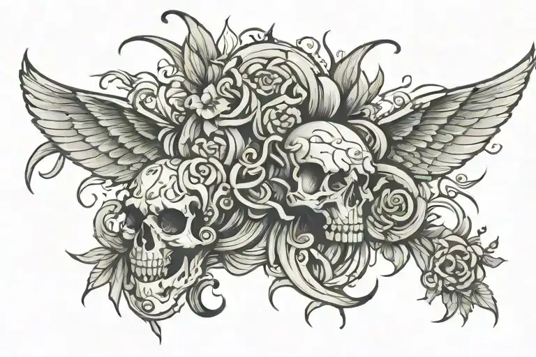 no problem tattoo design idea