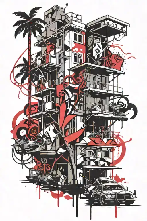 Alastor hazbin hotel tattoo design idea