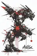 Alastor tattoo design idea