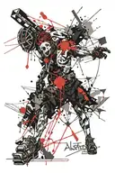 Alastor tattoo design idea