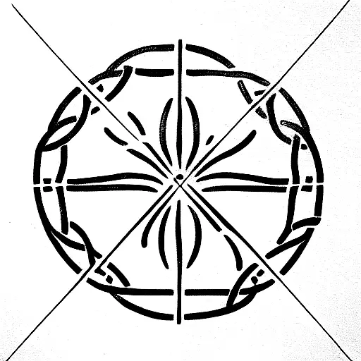 spider plant celtic symbol wrist tattoo design idea