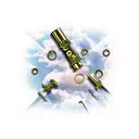 brass knuckles barbed wires clouds tattoo design idea