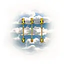 brass knuckles barbed wires clouds tattoo design idea