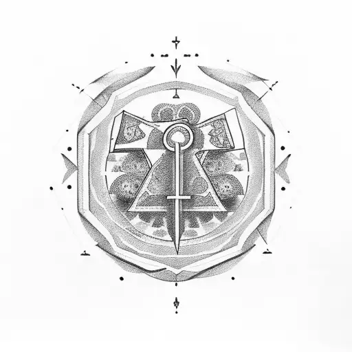 "Gods plan over mine" with cross tattoo design idea