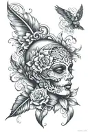 Filler tattoo design idea