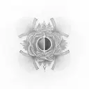 A tattoo representing the important people in your life, such as your mother, father, sisters, and girlfriend, reflecting peace, clarity, and light. It should be small and located on your arm, but drawn by them. tattoo design idea