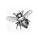 Honey Bee tattoo design idea