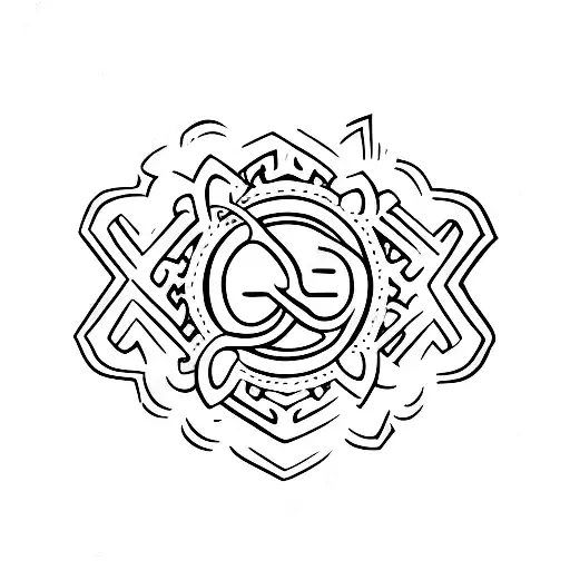 shaka sign tattoo design idea