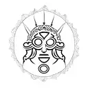 shaka sign tattoo design idea