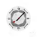 A clock with the time 11:13 and a soccer ball as the clock face, commemorating the date of your best friend's passing and your love for soccer tattoo design idea