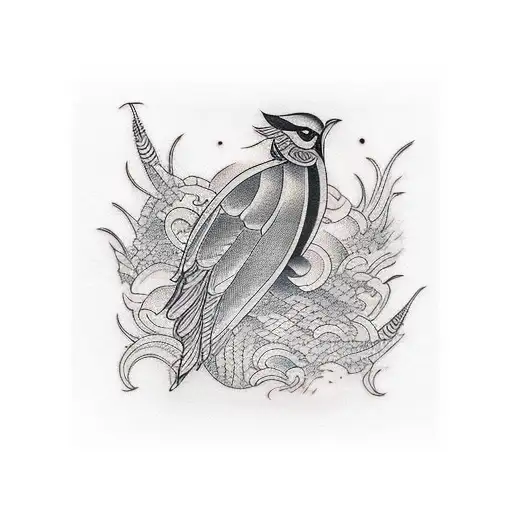 hapf sleeve bird feathers  tattoo design idea