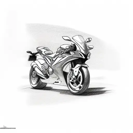 motorbike/car anatomy tattoo design idea
