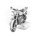 motorbike/car anatomy tattoo design idea