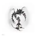 poison ivy tattoo design idea