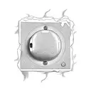 Light switch with a plaster that holds him on, on the plaster there’s a drawing of magic wand tattoo design idea