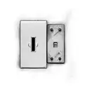 Light switch with a plaster that holds him on, on the plaster there’s a drawing of magic wand tattoo design idea