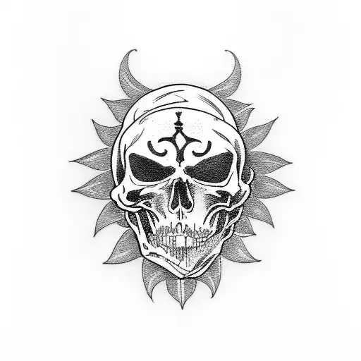 death tarot card tattoo design idea