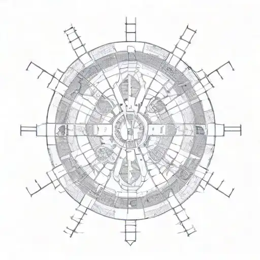 irish ogham ancient tattoo design idea