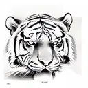 Tiger tattoo design idea