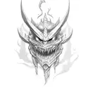 Sanemi demon slayer mark tattoo design idea
