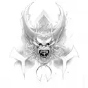 Sanemi demon slayer mark tattoo design idea