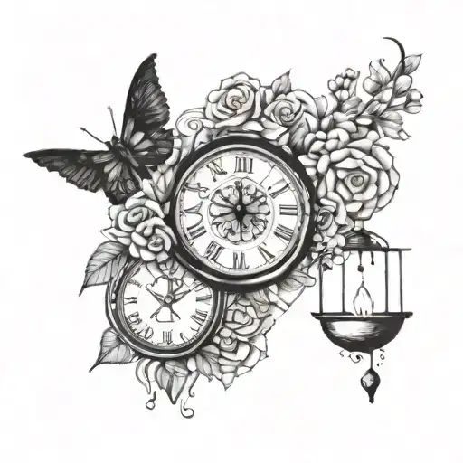 A tattoo design representing the balance between workaholic tendencies and taking time for self-love and relaxation tattoo design idea