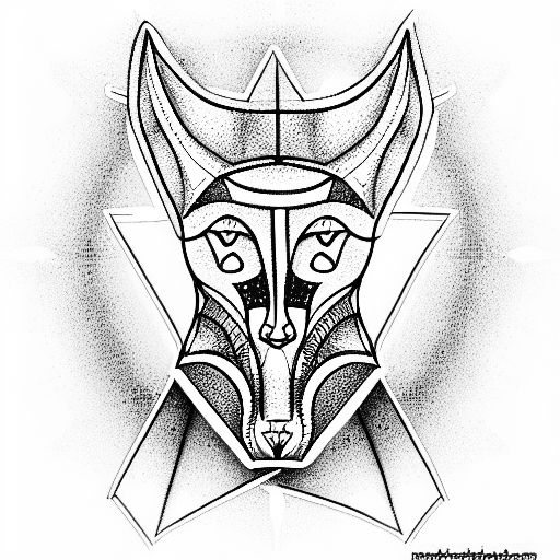 Anubis tattoo design idea