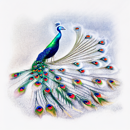 Peacock tattoo design idea