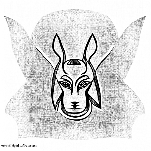 Anubis tattoo design idea