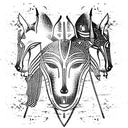 Anubis tattoo design idea