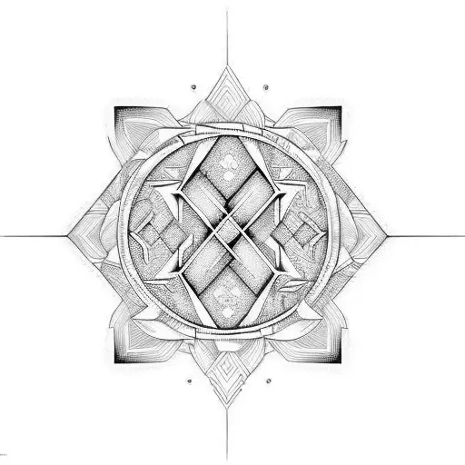 letras fusionadas "l" y "z" tattoo design idea